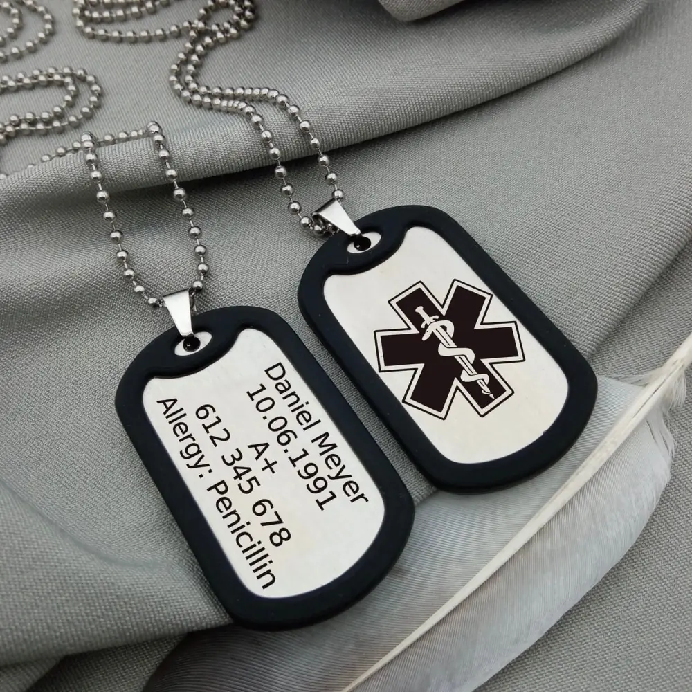 Military dog tags