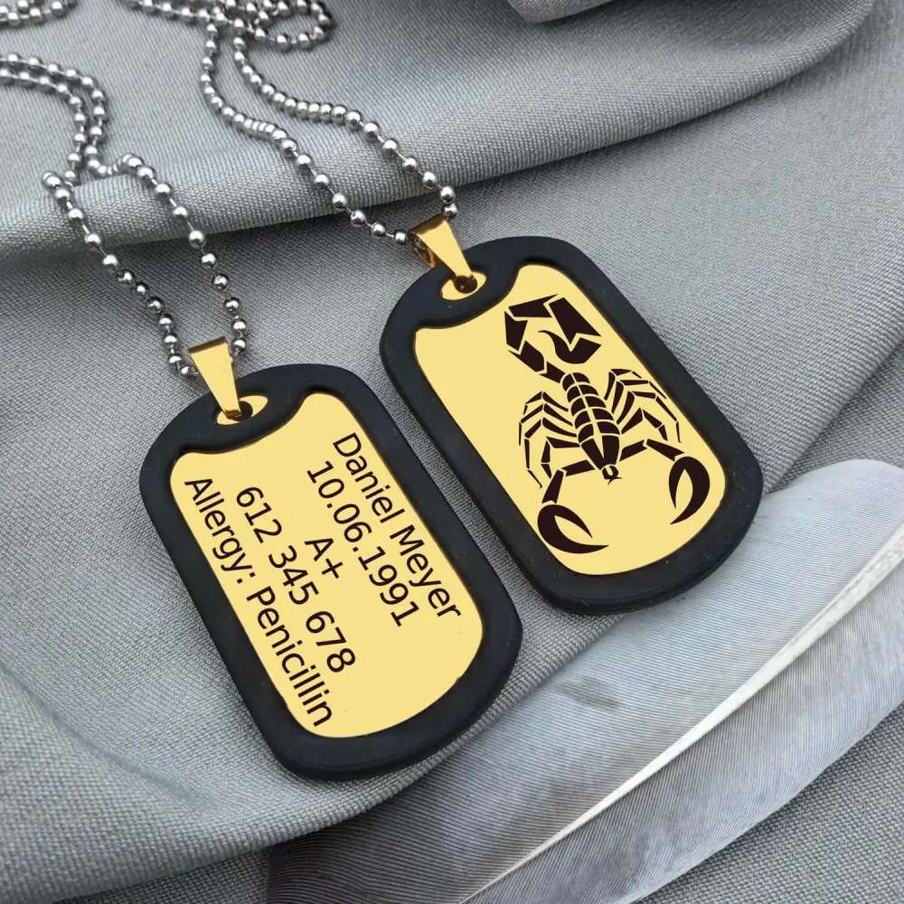 Military dog tags