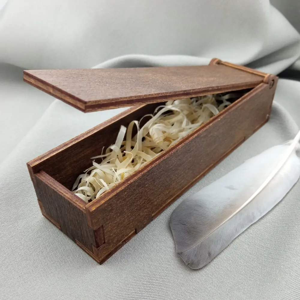 Wooden keyring box