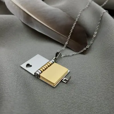 "Book" pendant