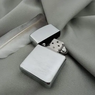 Embossed silvery lighter