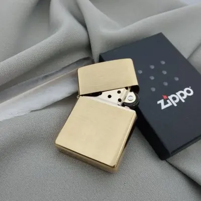 ZIPPO Brushed Brass 204B lighter