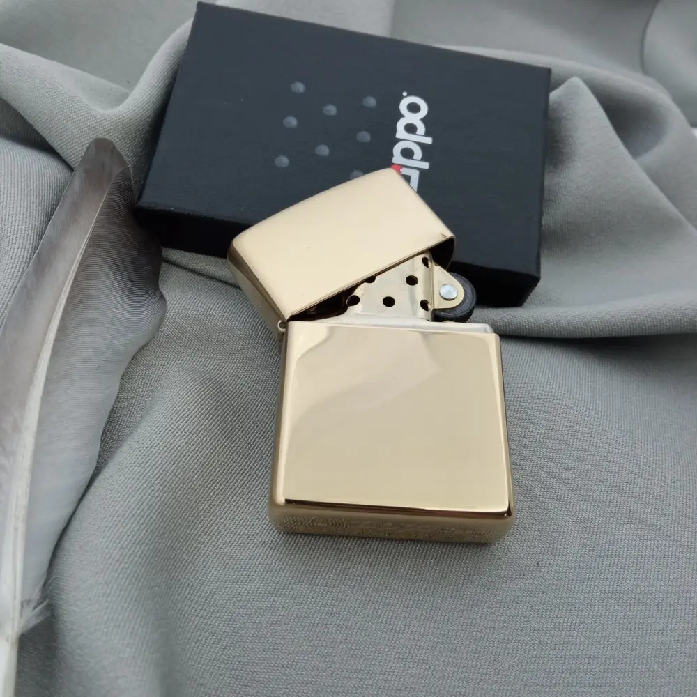 ZIPPO High Polish Brass 254B Lighter