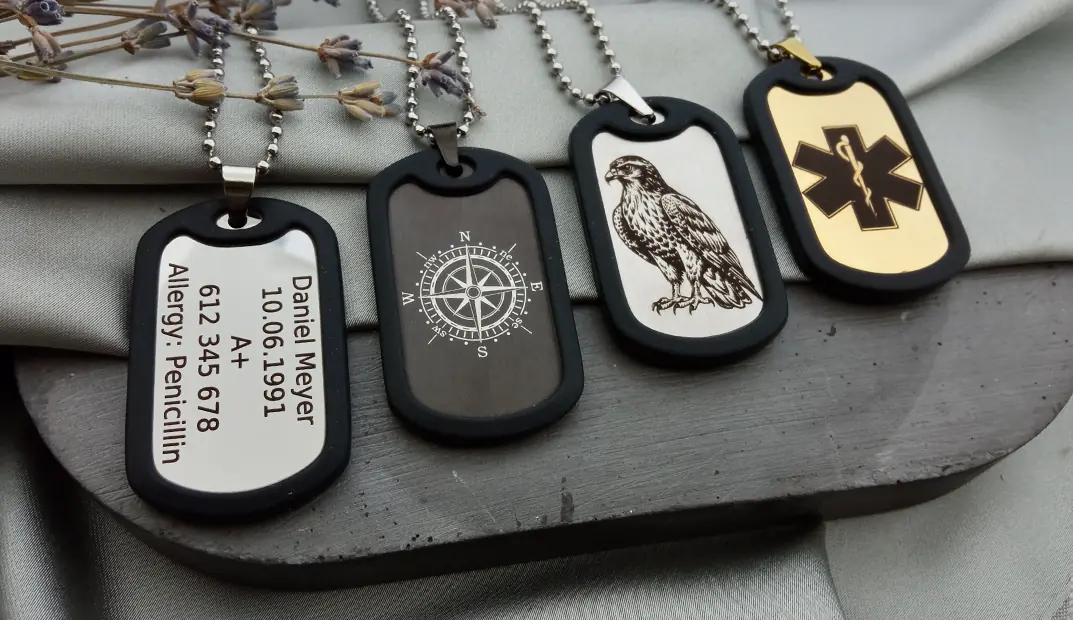 Erkennungsmarken in höchster Qualität