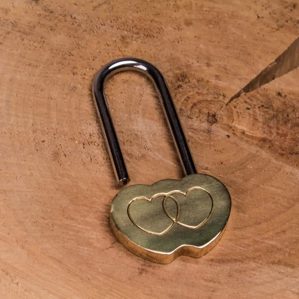Lucchetto Amore 40mm Lucchetto Personalizzabile Per Anniversari E San Valentino – 40 Mm, Incisione Scura Lucchetto Incisione Scura Regalo Coppia