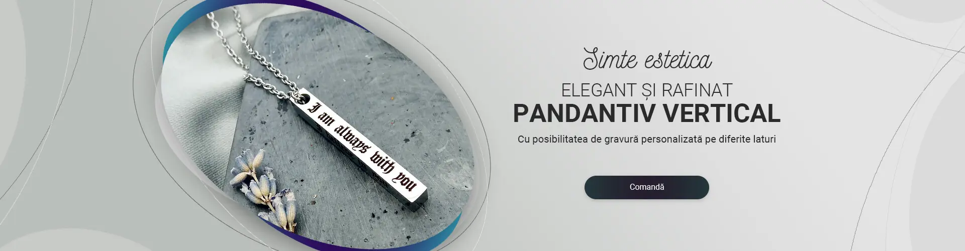 Кулон вертикальный