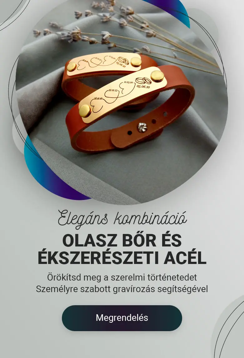 Кожаный браслет с табличкой